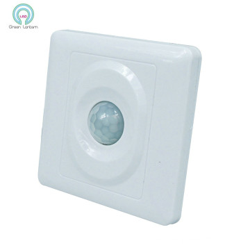 Interruptor infravermelho automático do sensor de movimento de PIR para o movimento da indução do corpo humano da luz AC220V do diodo emissor de luz da casa 86 * 86